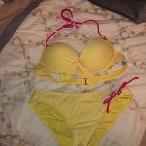 Yellow bikini